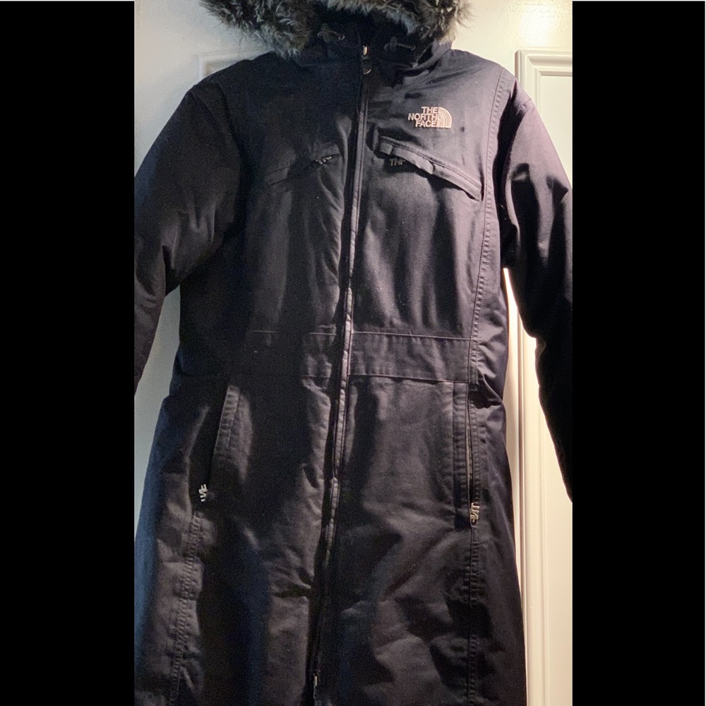 The North Face Women's Dark Jacket with Fur Hood